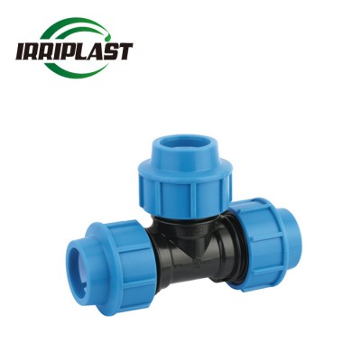 PP Compression Fittings Pn16 Economy 90 Degree Tee